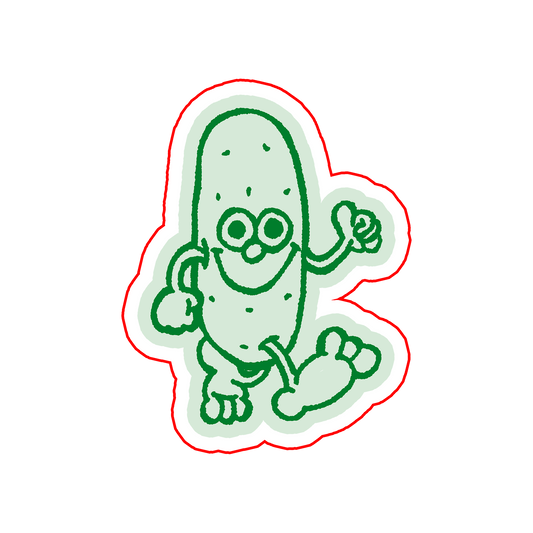 Pegatinas individuales - frutas y verduras